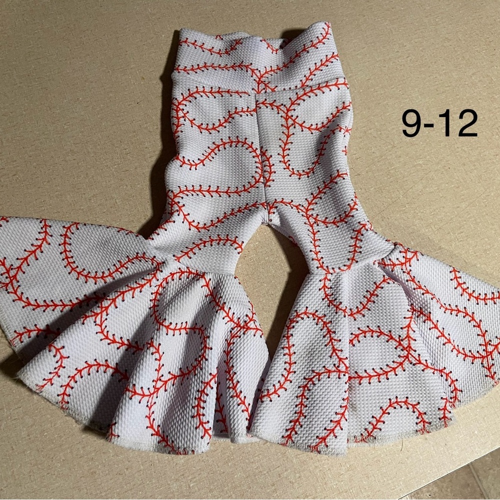 Handmade baseball bell bottoms